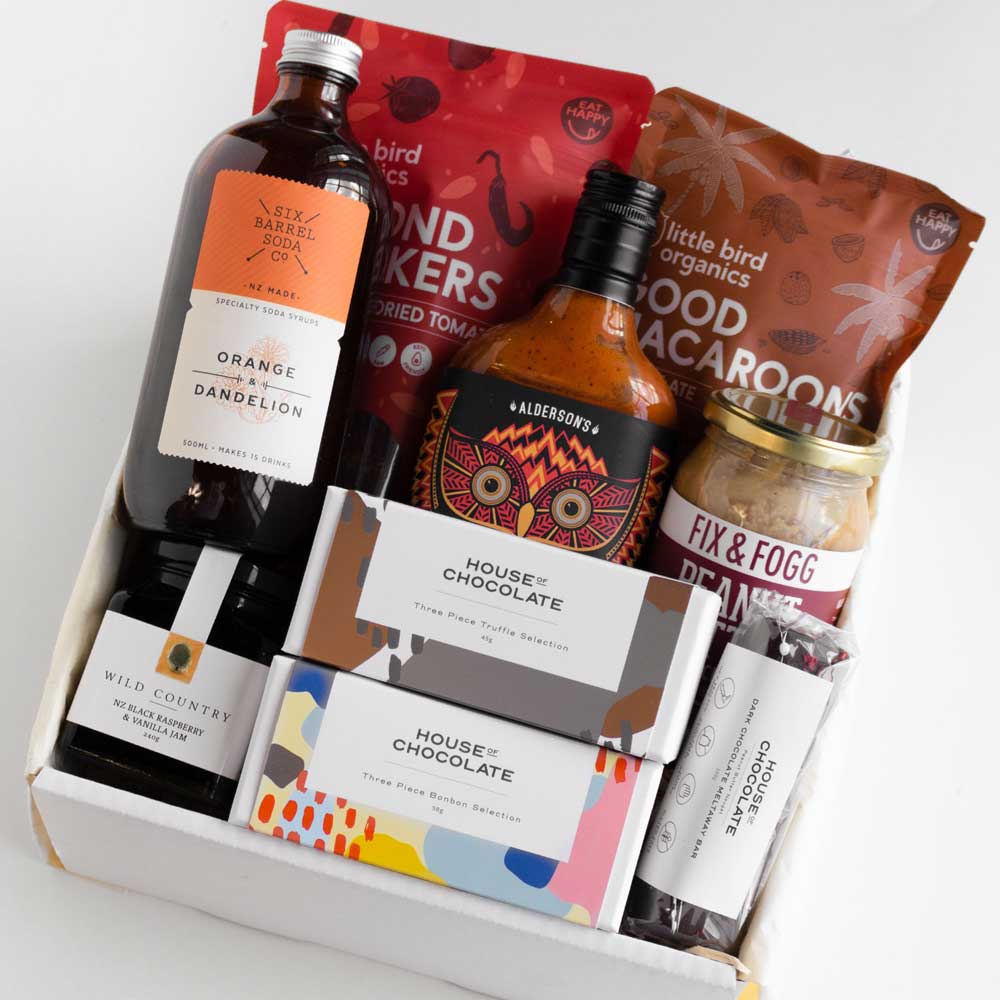 Gourmet gifts artisan food gift box