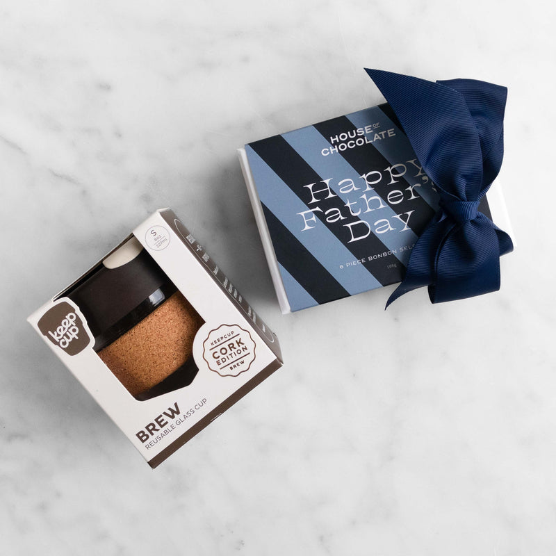 Happy Father's Day Bonbon Box + Keep Cup Gift Bundle | Father's Day Gifts